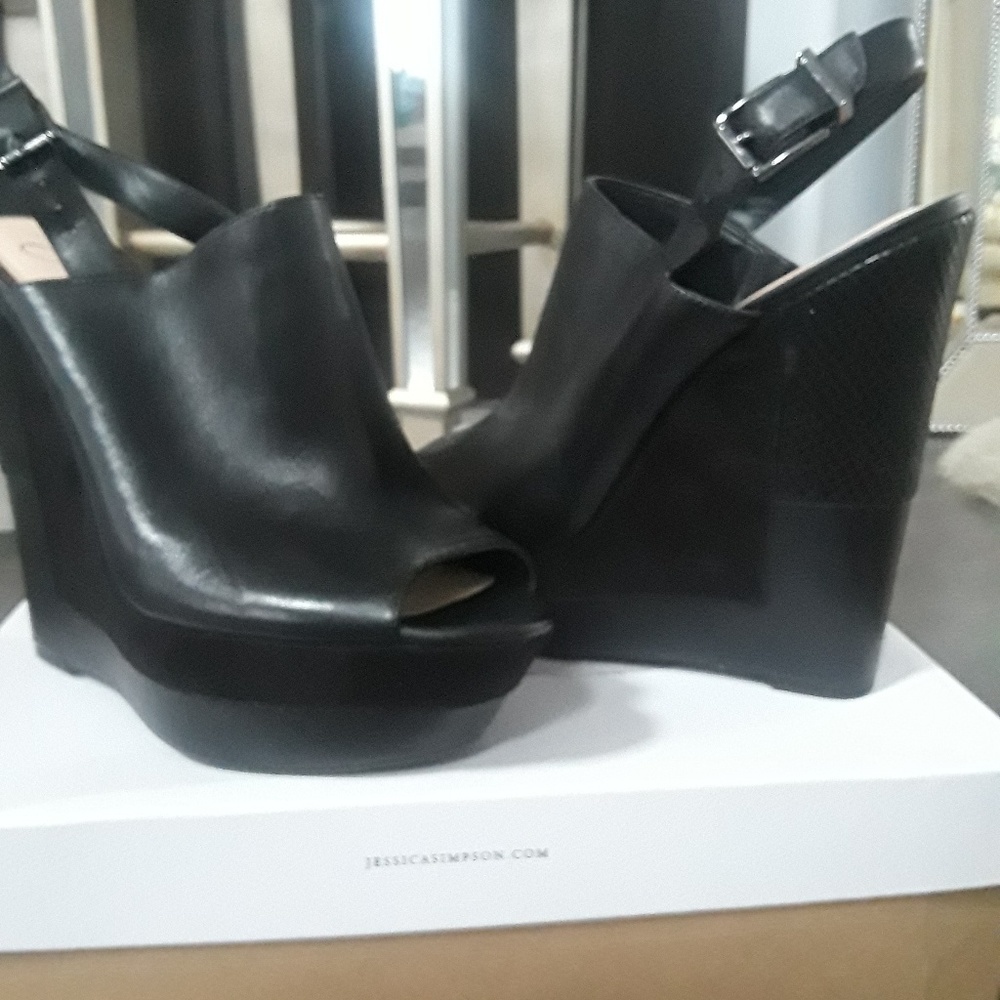 COPY - Jessica Simpson  "Radina" Black Wedge